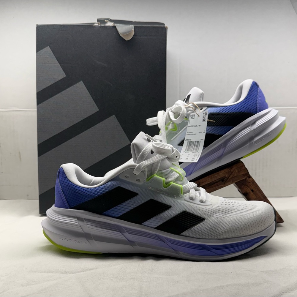 Adidas Questar 3 M Running Shoes Jl4616 Athletic Sneakers   Mens 10.5 New